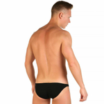 Хлопковые трусы-слипы с заниженной посадкой (Размер: M) (Цвет: фиолетовый)