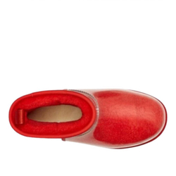 UGG Classic Clear Mini Samba Red