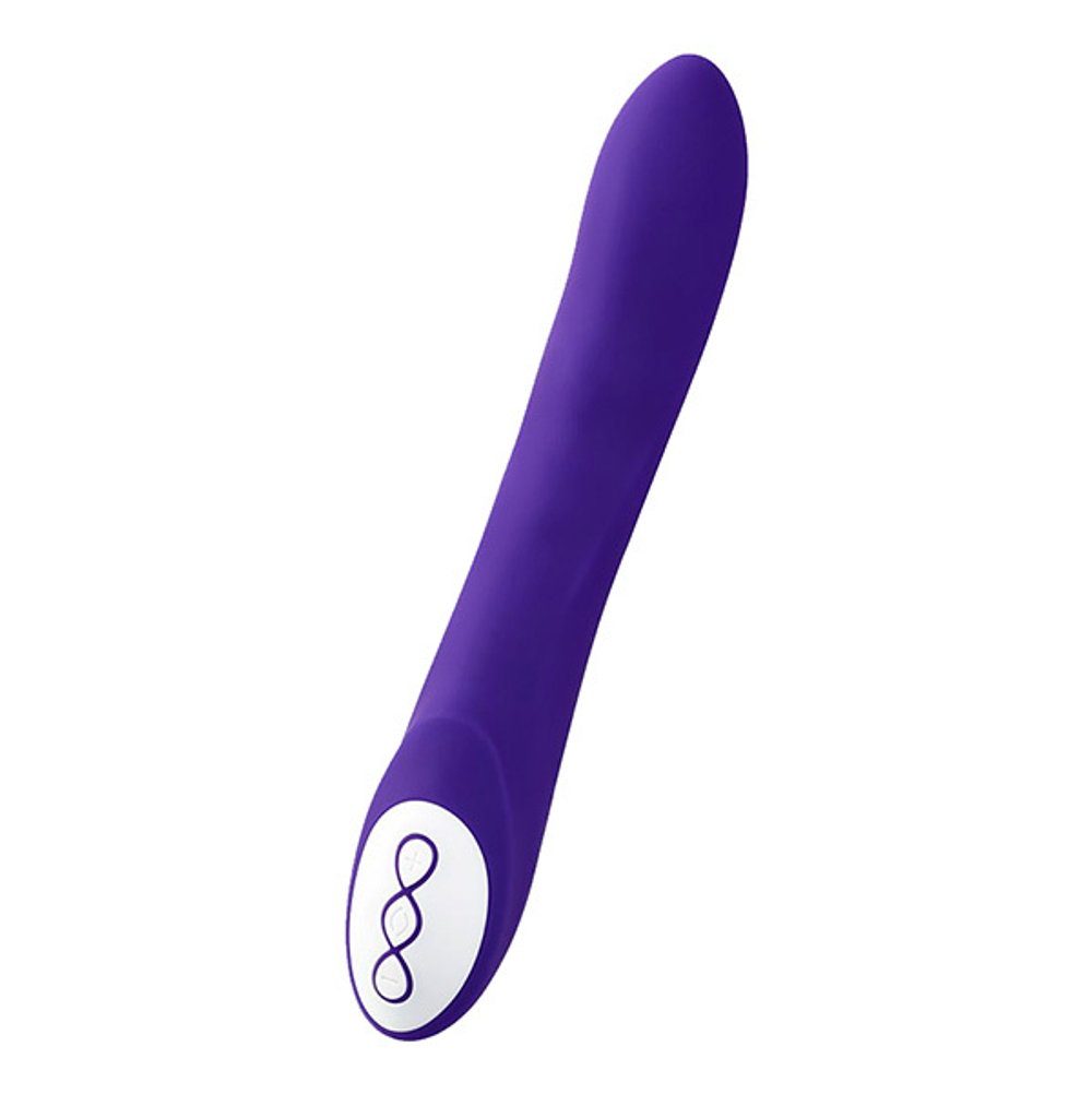 Нереалистичный фиолетовый вибратор 21см ToyFa L'eroina Syrin 561021