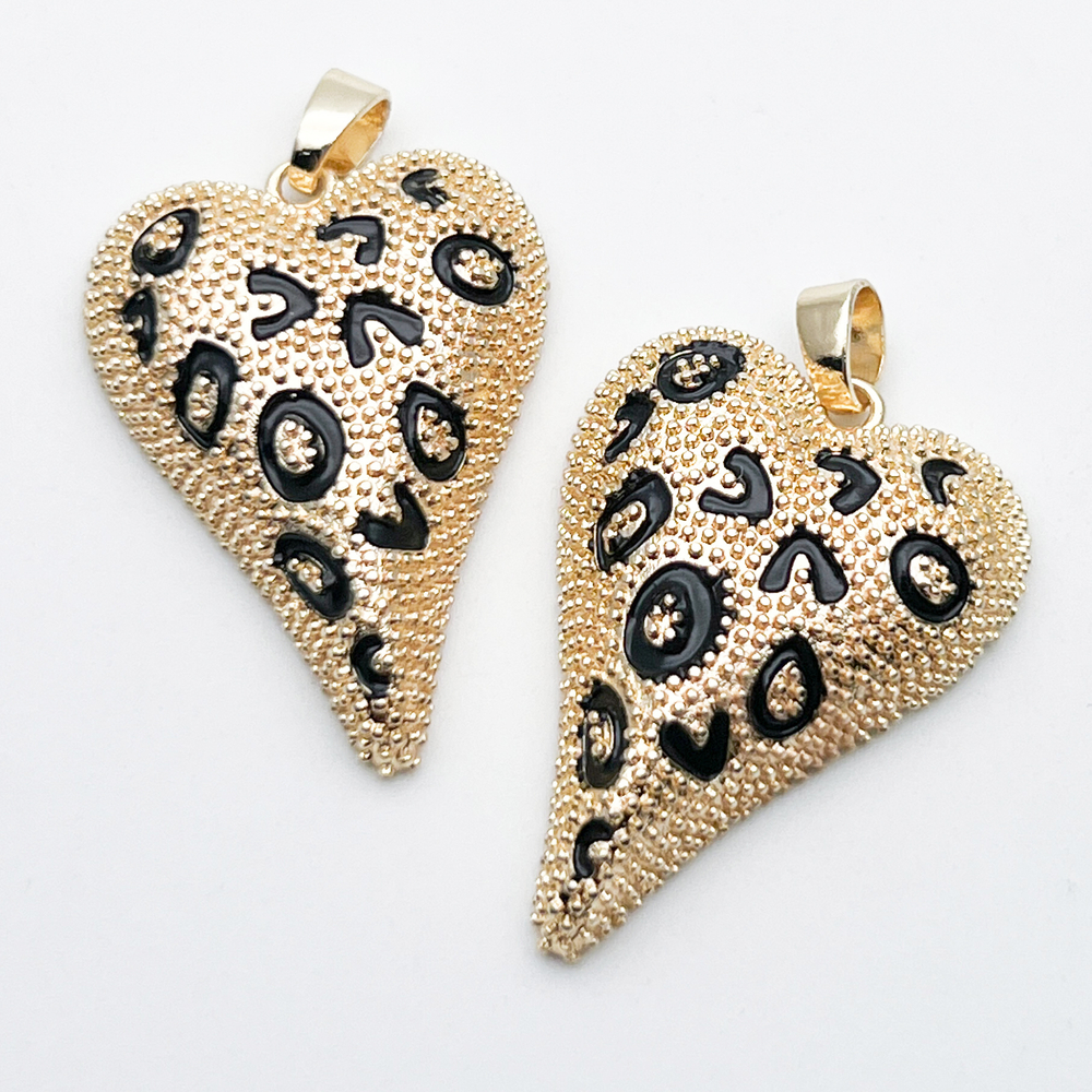 Подвеска Сердце, цвет золото, размер 32*23 мм, цена за 1 шт