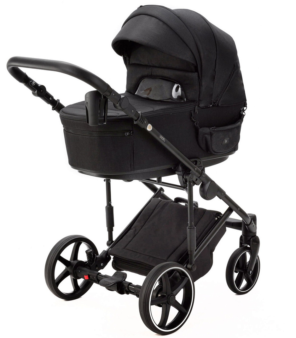 Детская коляска Adamex Zico New 2 в 1 ZN-TK53 (ЧЕРНЫЙ)