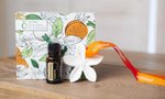 Набор «Клементин» с аромакамнем в виде цветка doTERRA, 15 мл