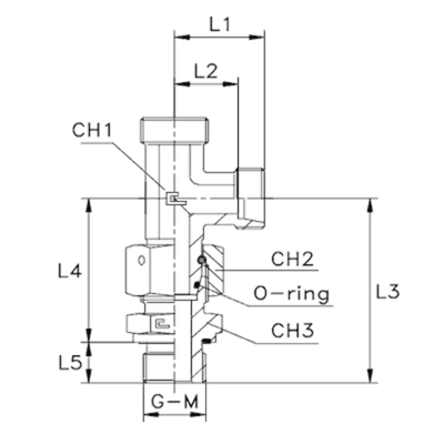 Штуцер FNLE DL15 BSP1/2" (корпус)