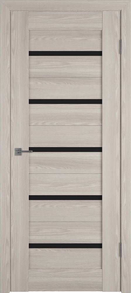 Дверь Line 1 / Cappuccino P / Black Gloss / Владимирские двери