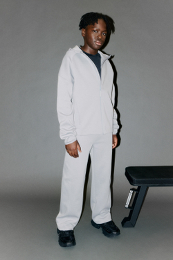 H&M Спортивная толстовка DryMove™ с капюшоном и застежкой-молнией, серый