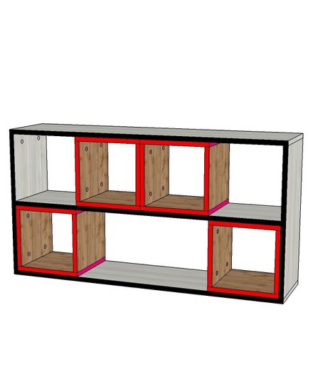 Шкаф АРТ-ЛАВОРО /1032*548*250/ дуб бунратти / дуб бунратти