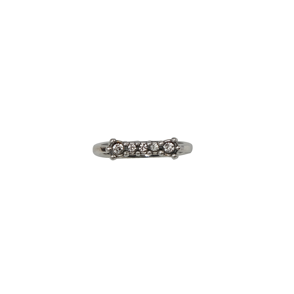 "Эми" кольцо в серебряном покрытии из коллекции "Э" от Jenavi