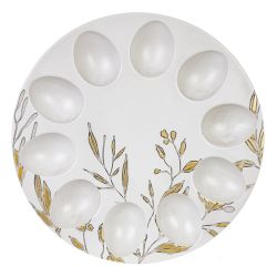 GAEM Тарелка для 10-ти яиц, L23 W2 H23 см