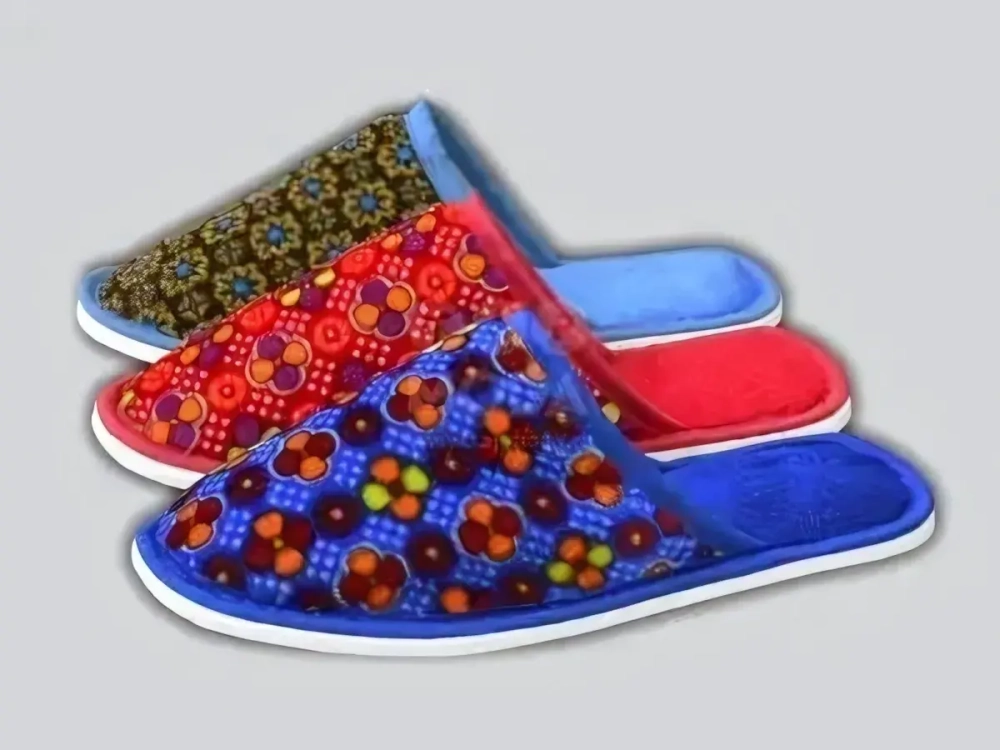 Тапочки домашние женские «Тепло и уютно», велюр и подклад бязь, р39