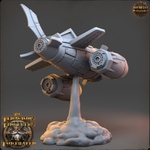 Pilot Horst Stauffer in Blue Gryphon Bomber - The Tenacious Tinkerers of Todthaven