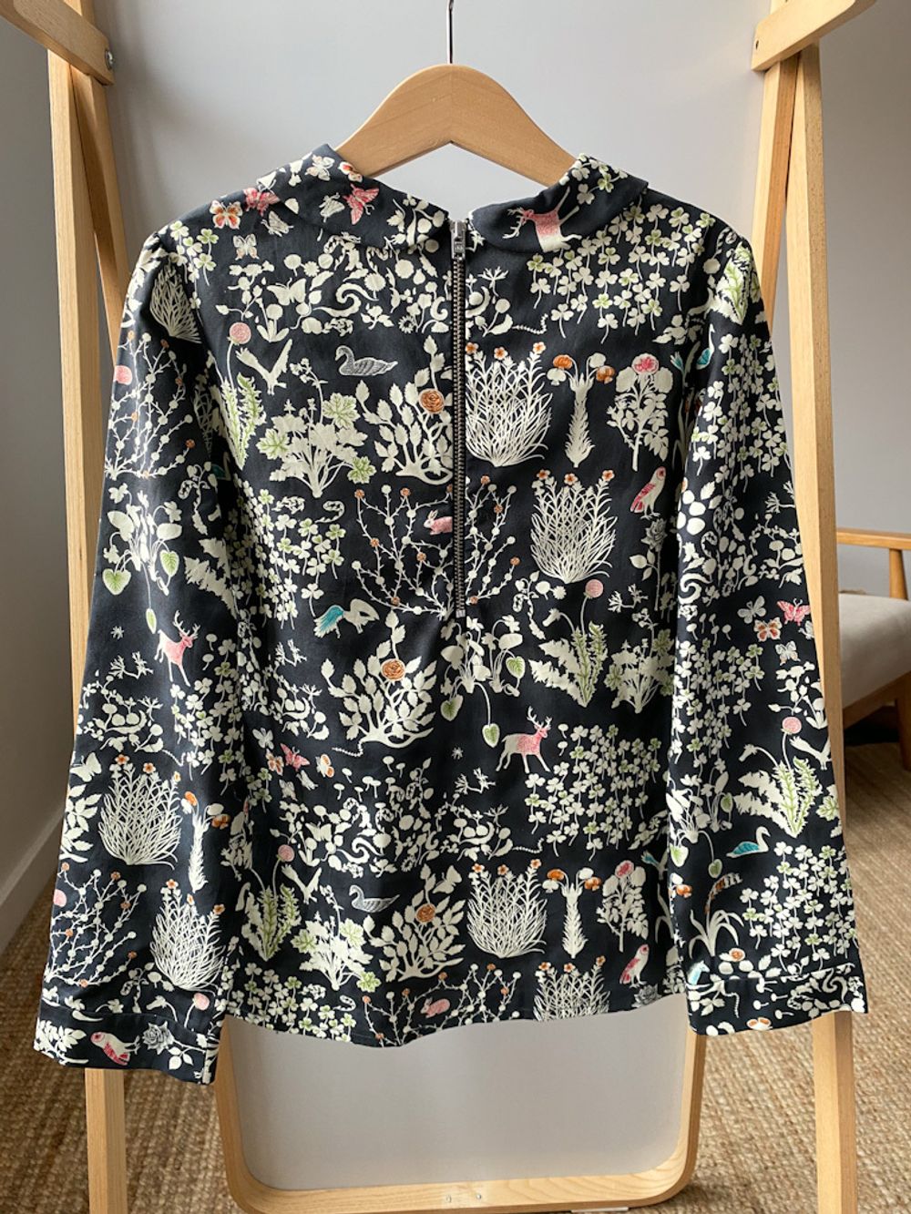 Новая Хлопковая блузка  Bonpoint, 140