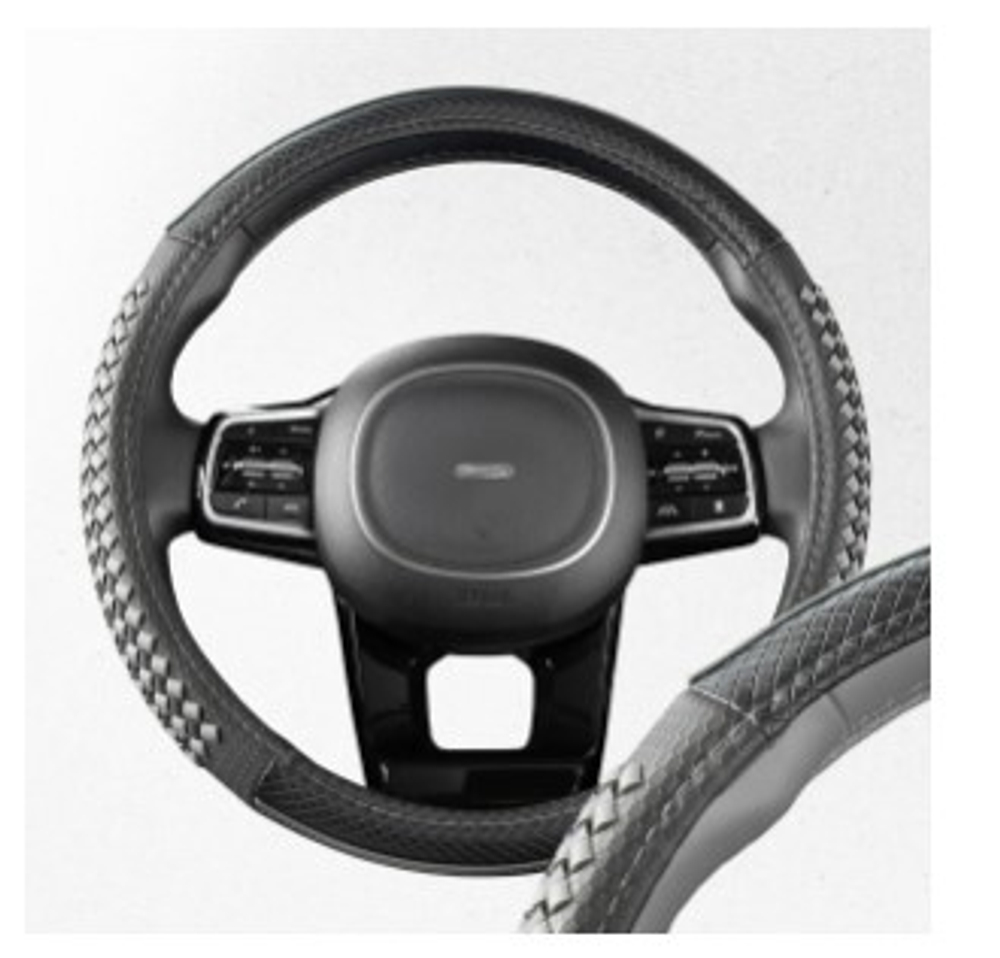 Оплетка руля M Skyway Combo - 11 экокожа черно-серая
