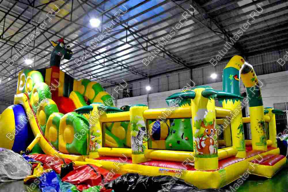 Надувной батут "Прерия" 15*9*7 м