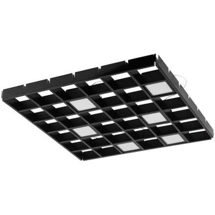 Светильник светодиодный ЭРА Грильято Домино SPO-651-3-4K-B8 8Вт 4000К 84х84мм 100х100 черный