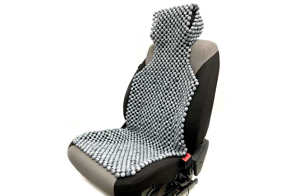 Накидка массажер  Coolpart MAXIMAL - SM9-GR - с подголов дерев серая A