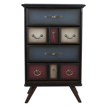 Комод Пандора - 1 с 4 ящиками Орех Mix