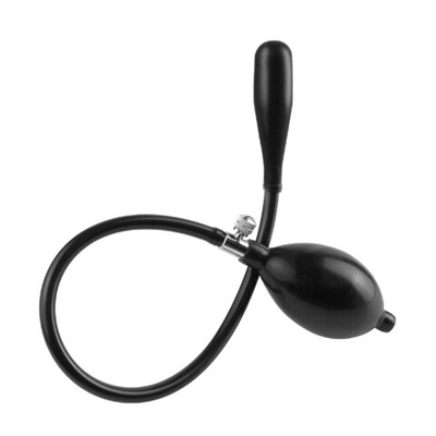 Надувной анальный расширитель Inflatable Silicone Ass Expander (Цвет: черный)