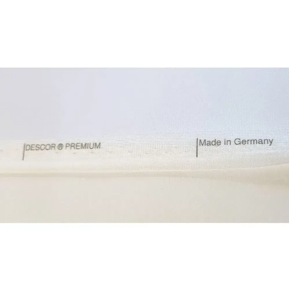 Тканевый натяжной потолок Descor D-Premium (Германия) холодный белый цвет (№450). 2.5м x 2м