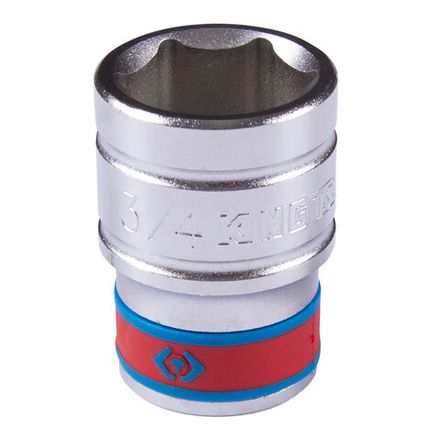 Цена на KING TONY (433524S) Головка торцевая стандартная шестигранная 1/2", 3/4", дюймовая