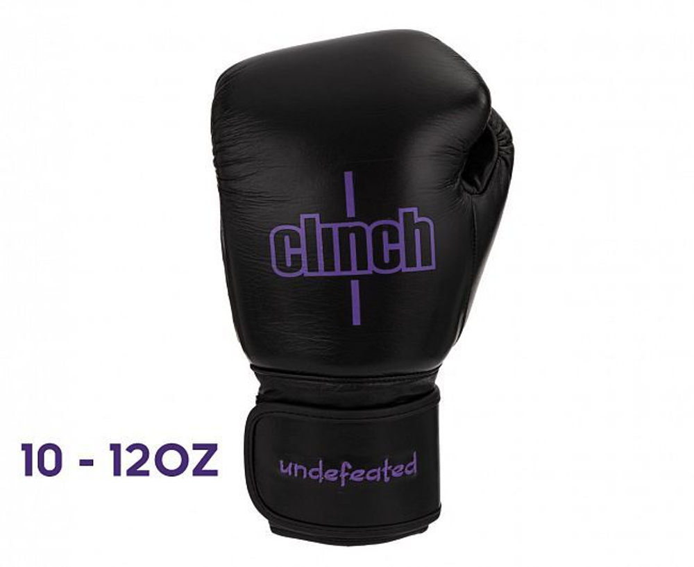 Перчатки боксерские Clinch Undefeated черные C161
