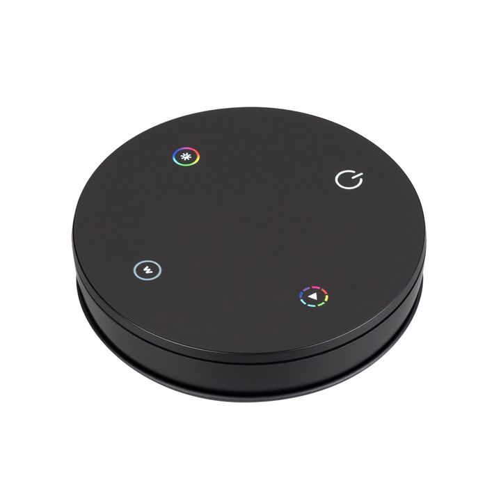 INTELLIGENT ARLIGHT Пульт SMART-801-22-1G-RGBW Black (3V, Magnet, 2.4G) (IARL, IP20 Пластик, 5 лет) 046479