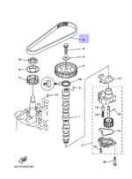 Ремень ГРМ Yamaha F20/F25/F30/F40/F50/F60/F70