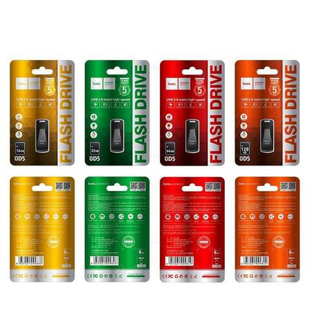 USB карта памяти HOCO UD5 64ГБ USB 3.0 (серый)