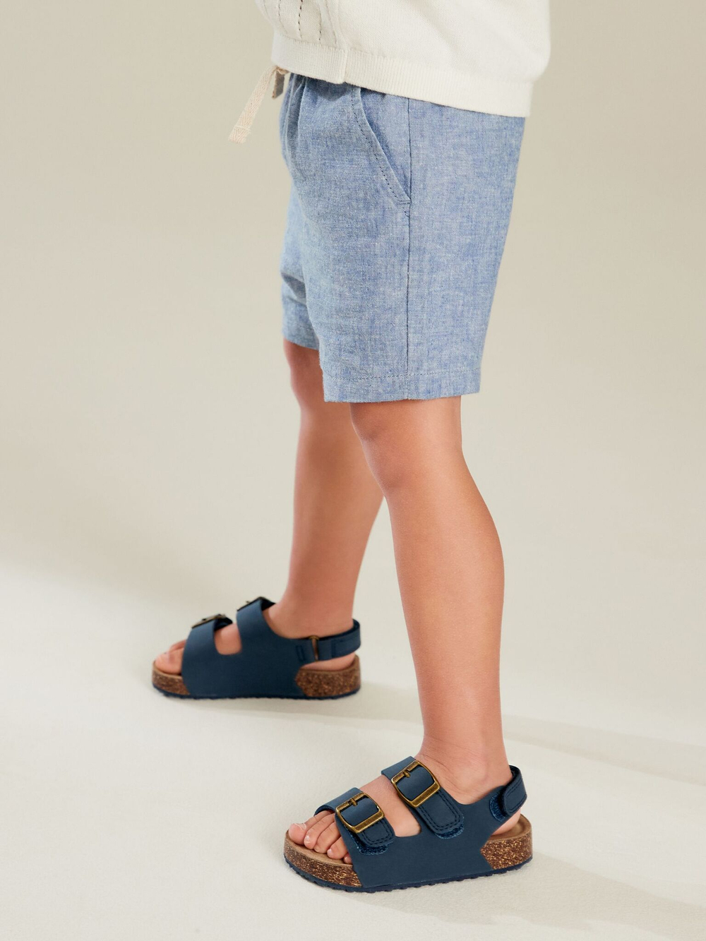 Шорты льняные для мальчика Next 926-433, Голубой