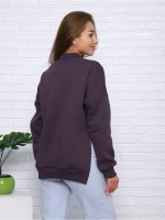 Свитшот утепленный базовый оверсайз