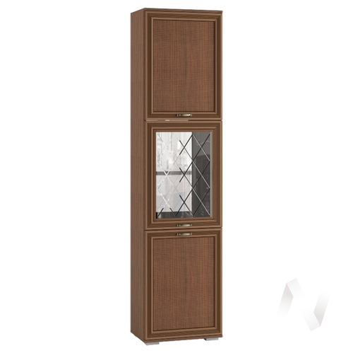 Пенал с витриной ЛШ-5 Гостиная Ливорно (орех донской)