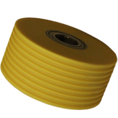 Отводной блок противовеса 240х8х6 полиамидный с валом L = 170 мм D = 55 мм