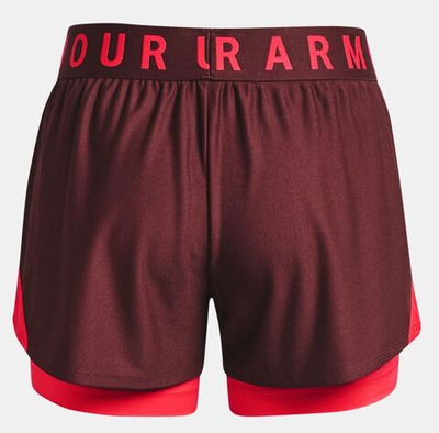 Женские Шорты теннисные Under Armour Play Up 2in1 Shorts - chestnut red/radio red