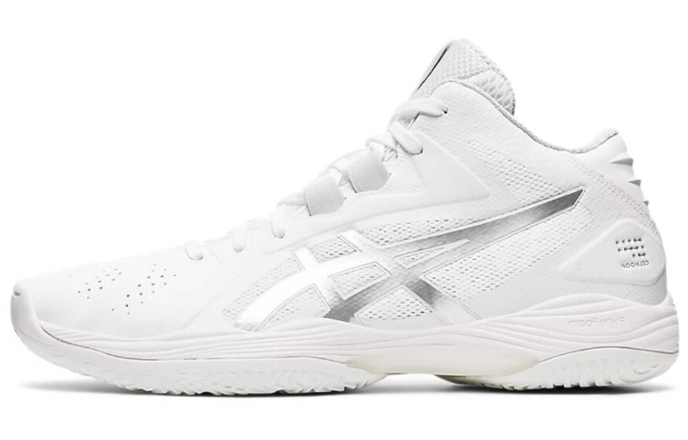 Asics Gel-Hoop V13 fashion and comfortable fabric synthetic leather shock absorption, non-slip, wear-resistant, breathable, low-cut actual combat basketball shoes for men and women with the same silver