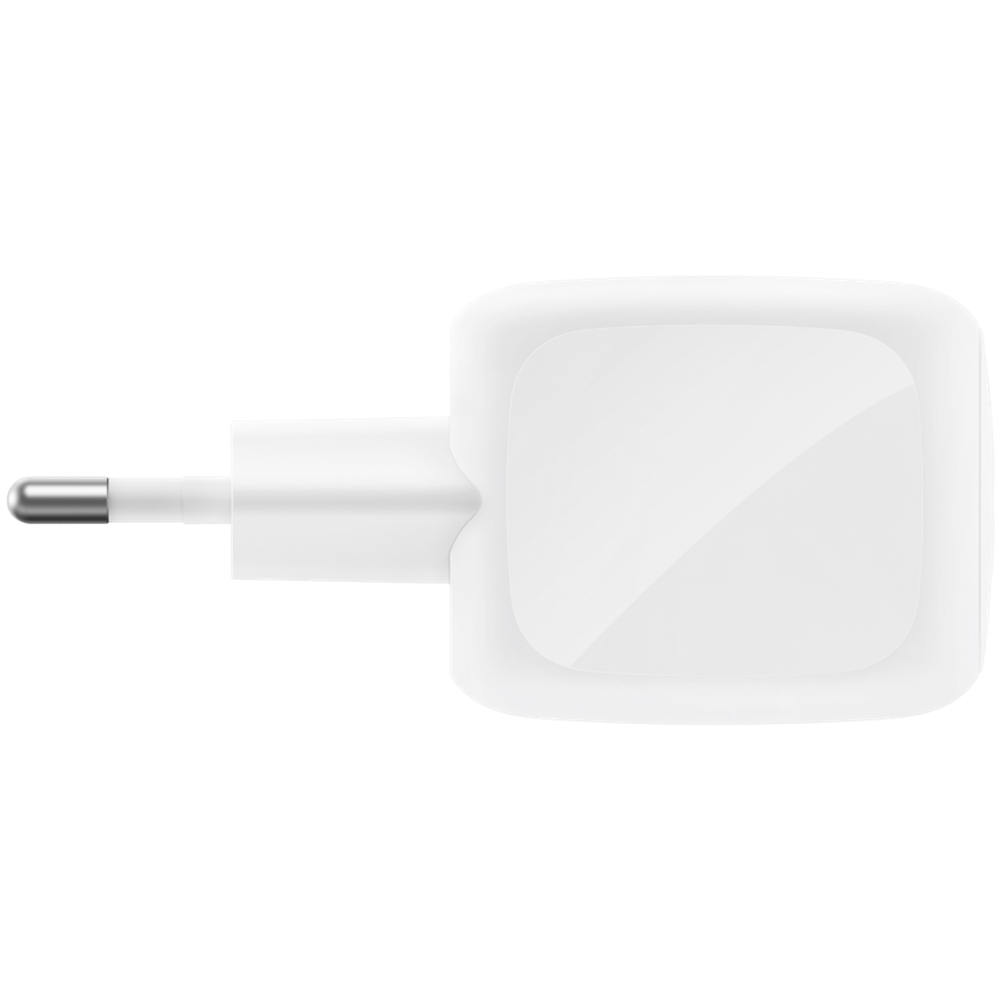 BELKIN 50w Dual USB-C PD wall Charger with PPS, White