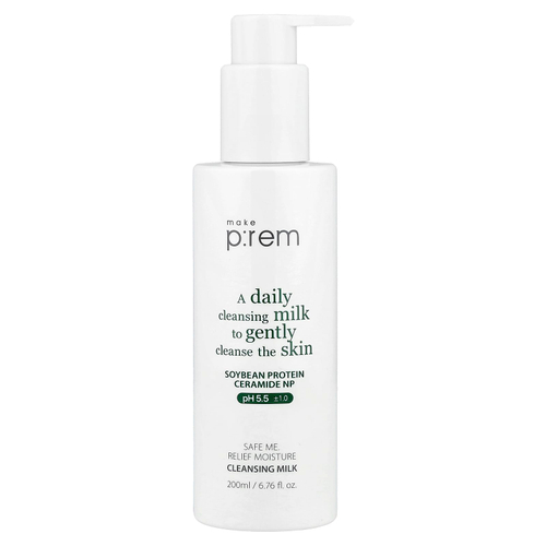 make p:rem, Защитите меня. очищающее молочко Relief Moisture, 200 мл (6,76 жидк. унции)