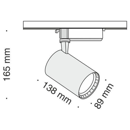 Трековый светильник Technical TR003-1-17W3K-B