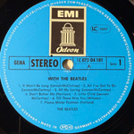 The Beatles ‎– With The Beatles (Германия 1977г.)