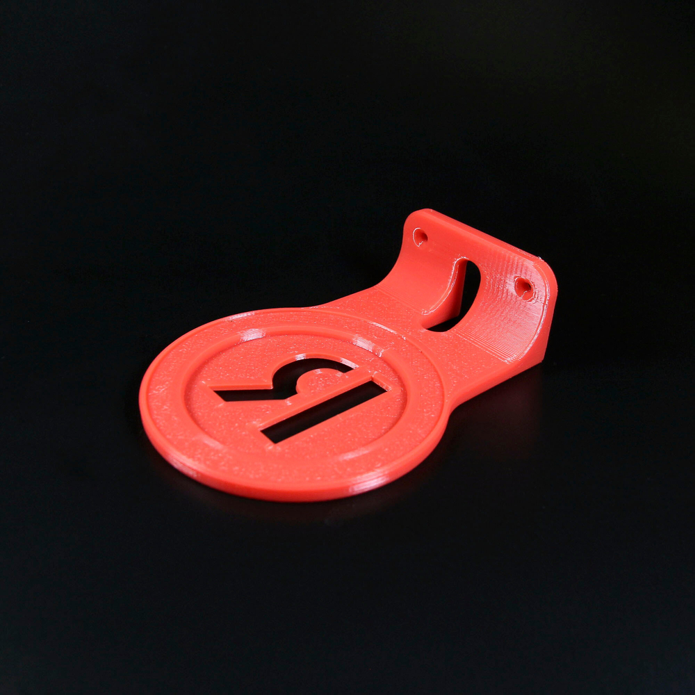 Настенный кронштейн-полка для Яндекс станции мини2 (Яндекс-Алиса) 3D печать, красный