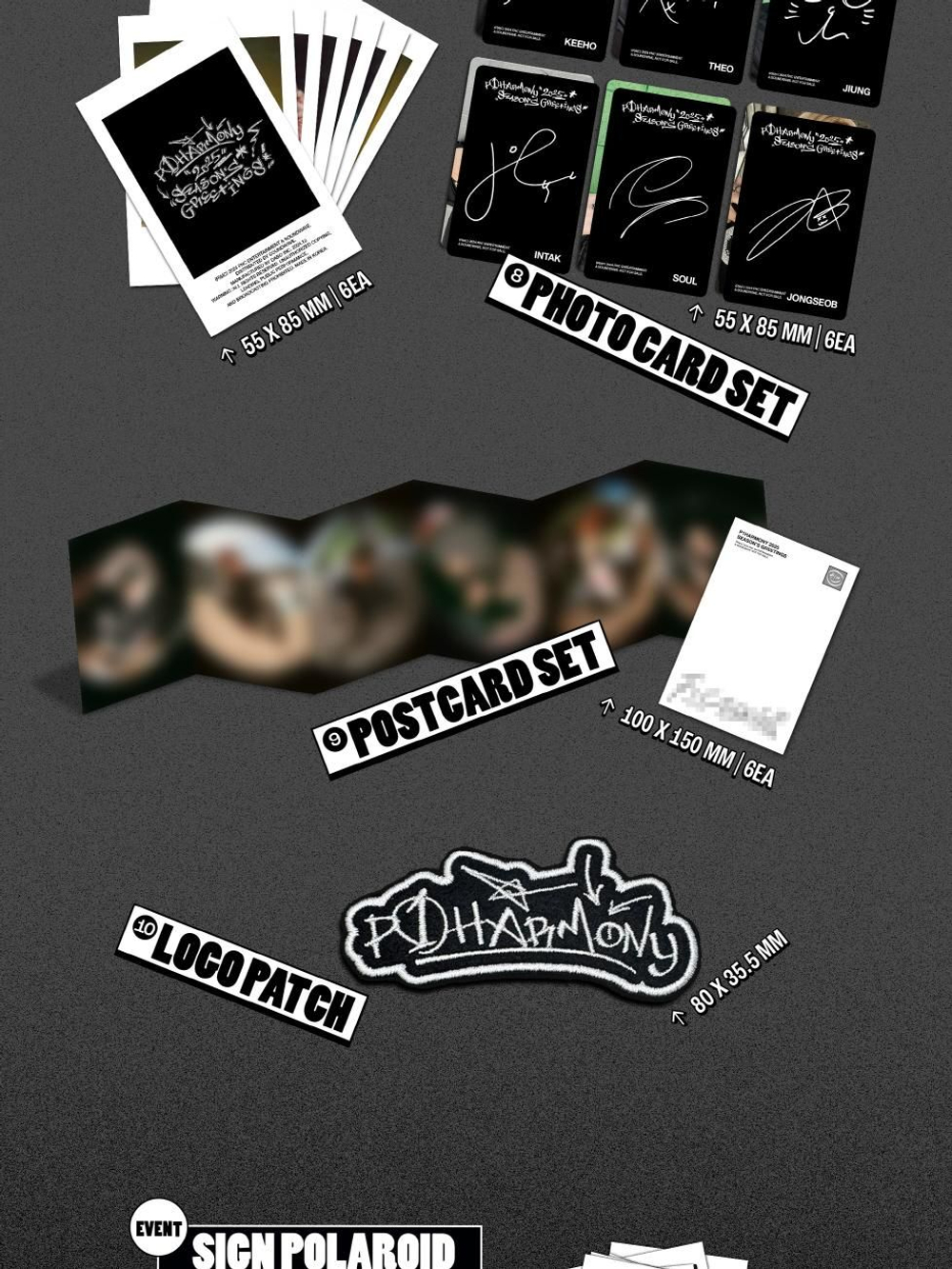 товары P1HARMONY - 2025 Season's Greetings