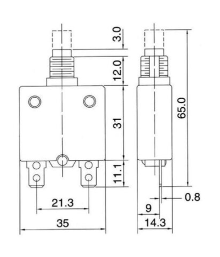 Предохранитель автоматический 25 А