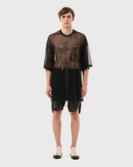 RICK OWENS X CHAMPION ФУТБОЛКА ЧЕРНАЯ TOMMY