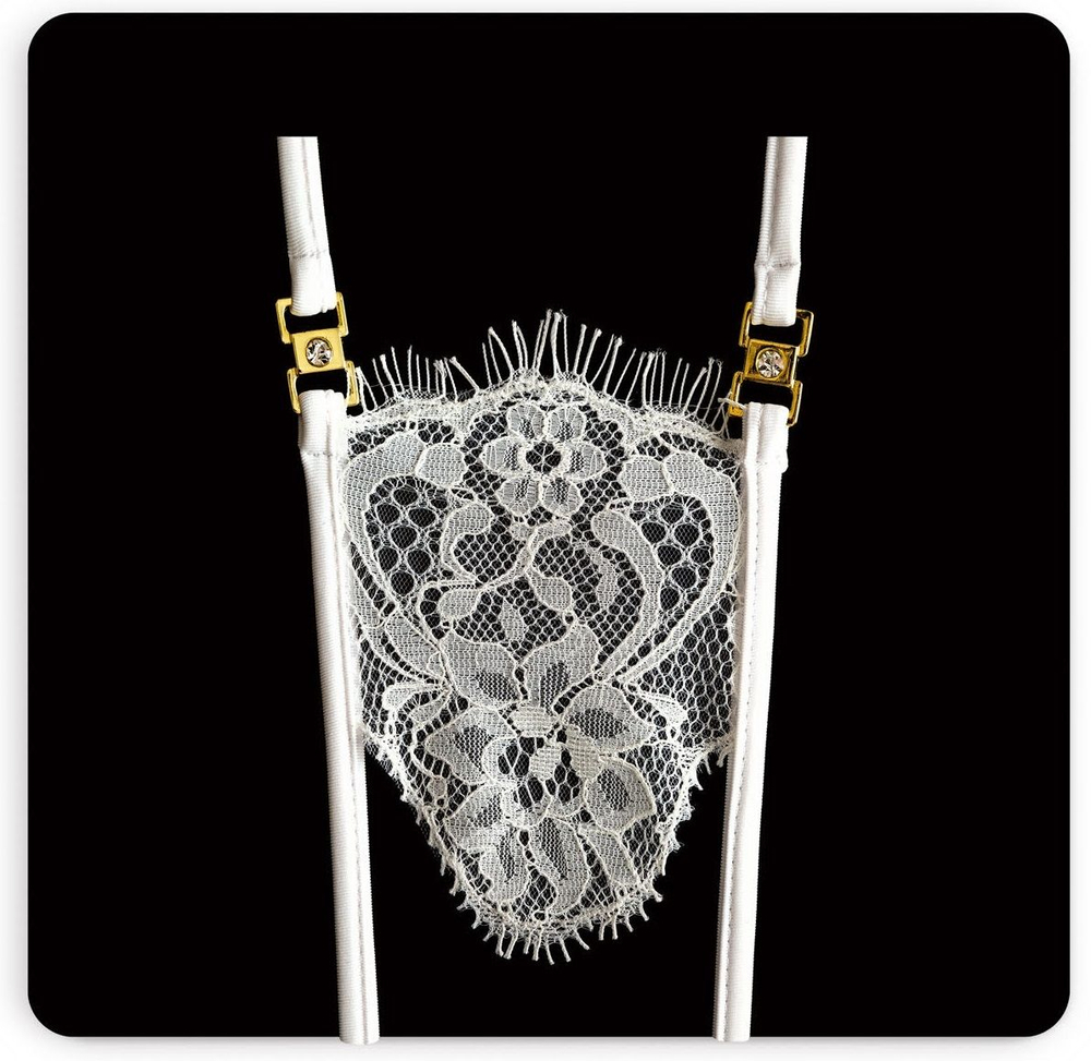 Открытые кружевные трусики La Fiore (Размер: M) (Цвет: белый)