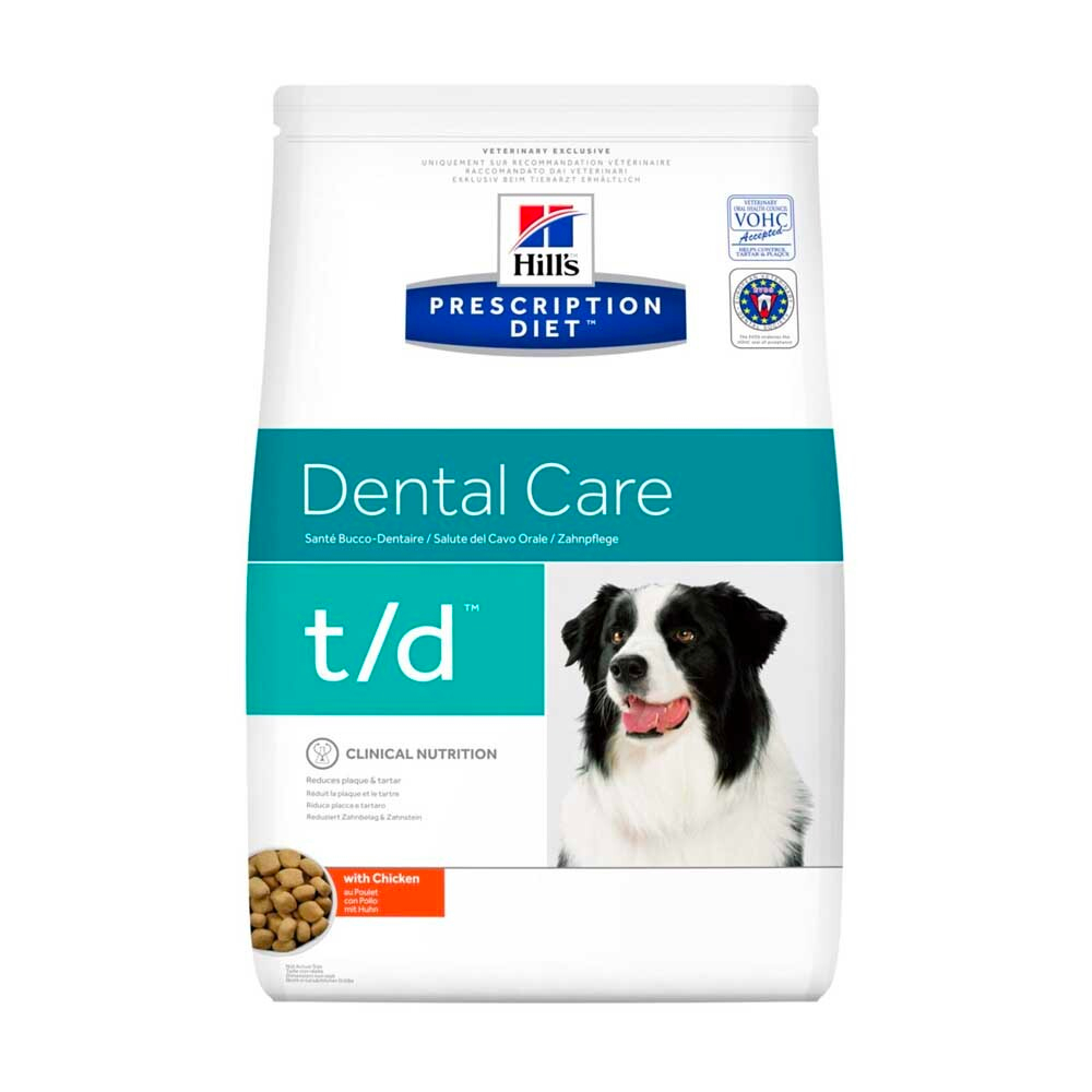 Hill's Canine t/d 3 кг - диета для собак для лечения заболеваний полости рта 4023M