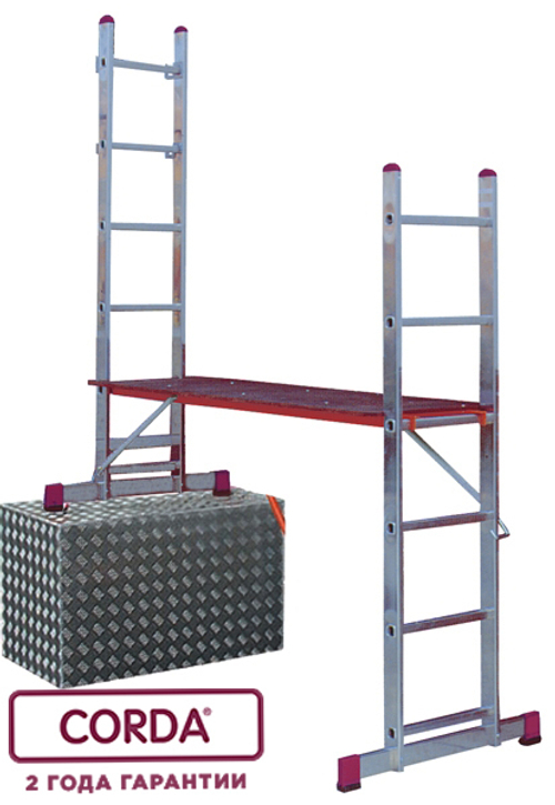 МАЛЫЕ ЛЕСТНИЧНЫЕ ПОДМОСТИ KRAUSE CORDA 080011 (80011)