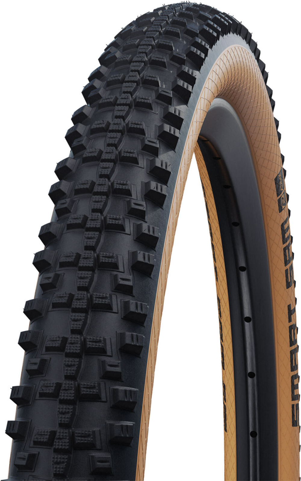 Велопокрышка Schwalbe SMART SAM, 29x2.60, (65-622), Folding, black/ Bronze-Skin, Performance, DD, AD