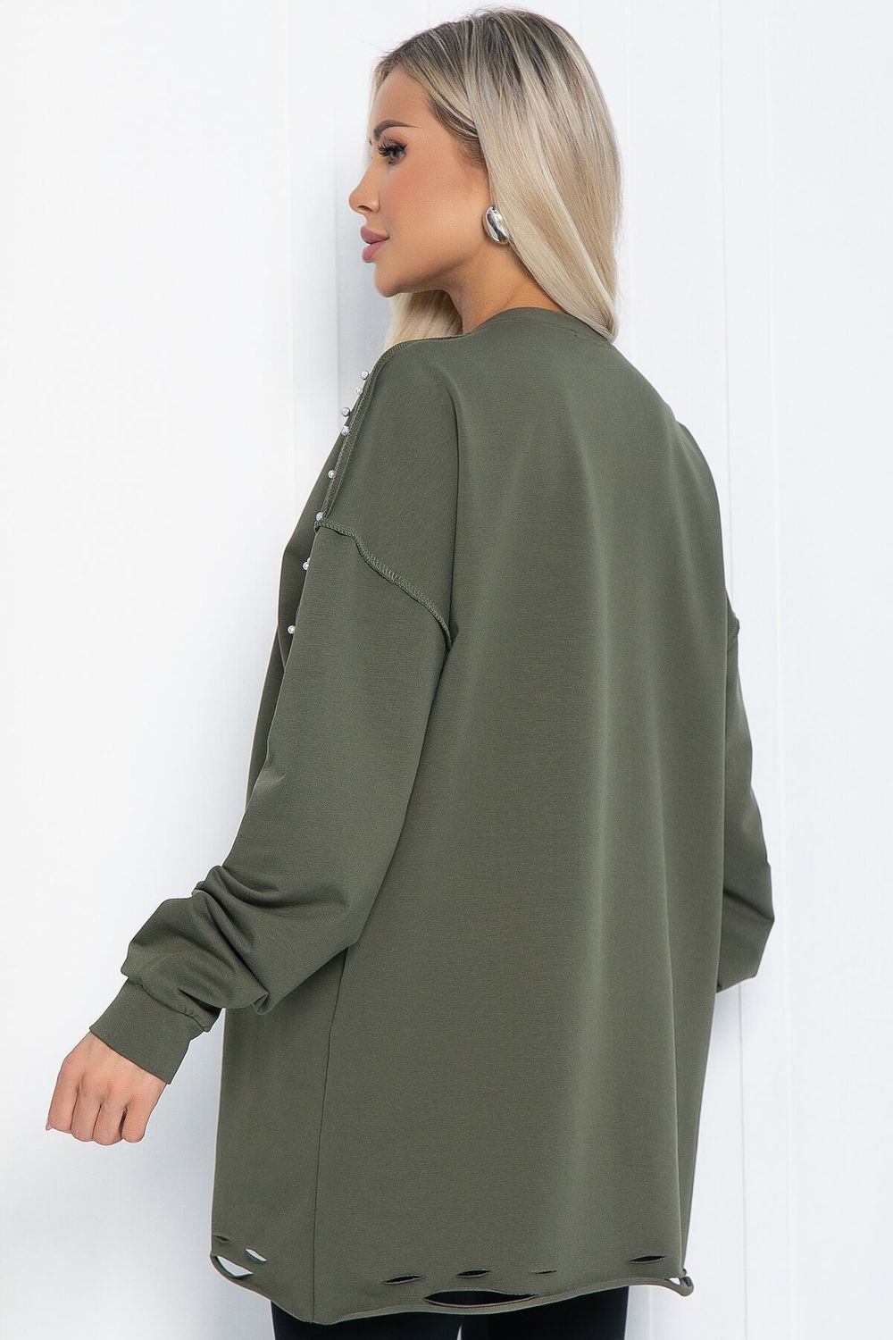 Свитшот Бьянка (хаки) Б12366-1 LT Collection