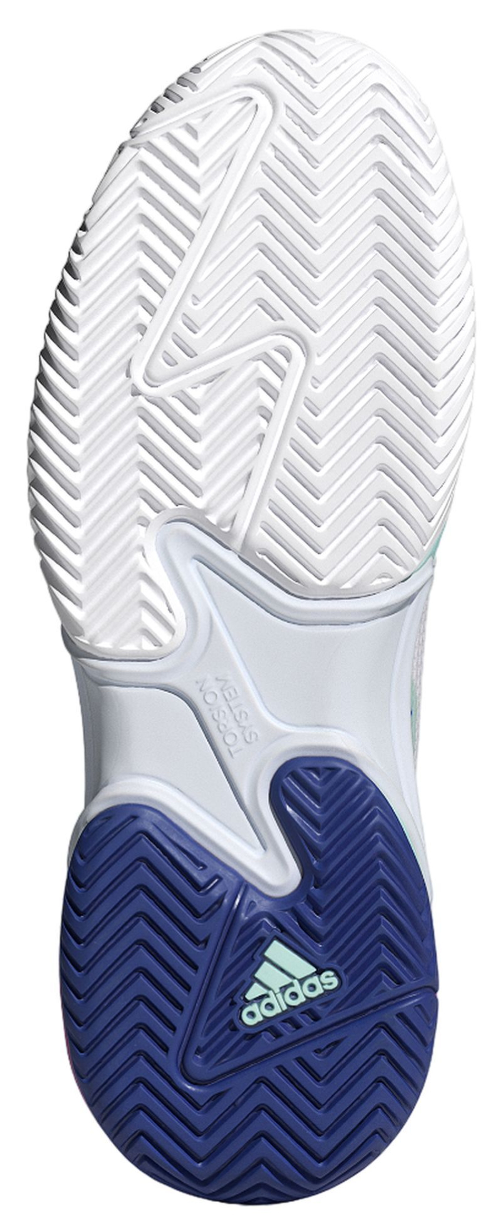 Мужские кроссовки теннисные Adidas Barricade 13 M - разноцветный