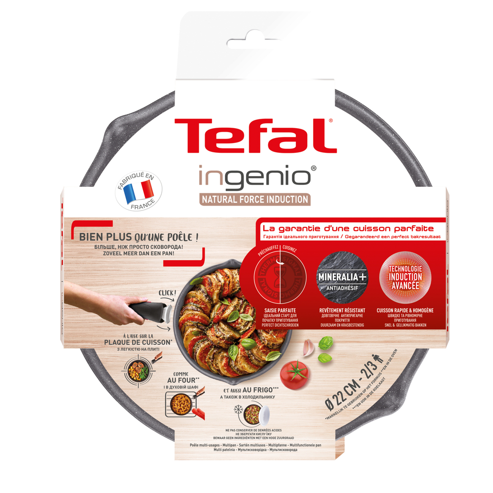 Мультисковорода Tefal Ingenio Natural Force 22 см L3968302