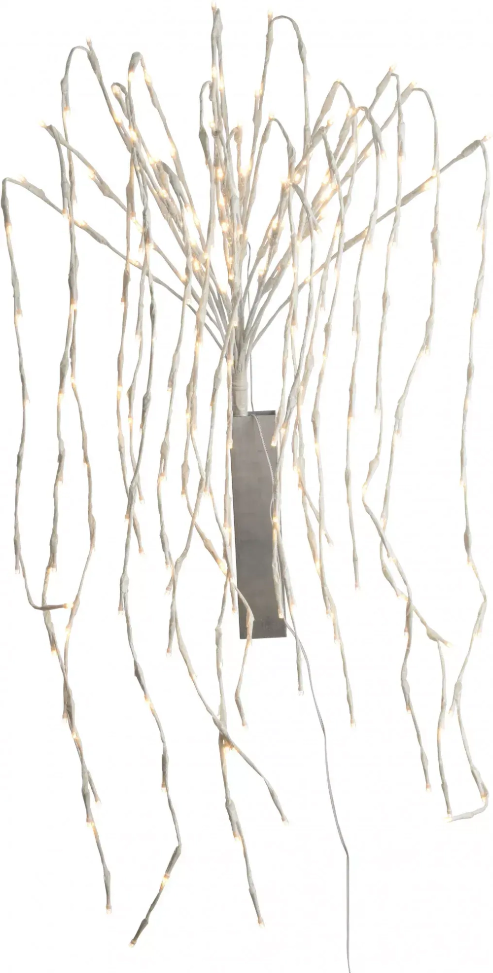 Светодиодное украшение Хрустальный водопад 200 см, IP44, 680 LED белых и теплых белых, Kaemingk (492695)