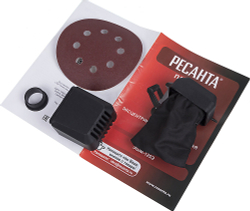Шлифовальная машина Ресанта ЭШМ-125Э, для стен и потолка, пылесборник